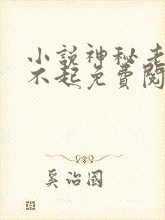 小说神秘老公惹不起免费阅读