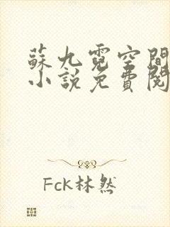 苏九霓空间穿越小说免费阅读