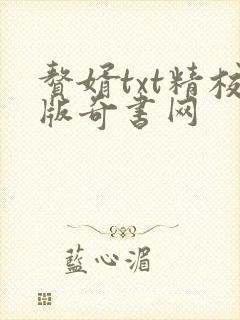 赘婿txt精校版奇书网