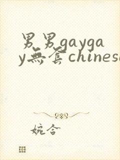 男男gaygay无套chinese网站