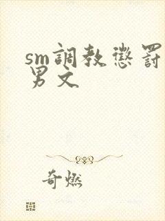 sm调教惩罚男男文