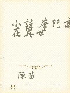 小说 唐门高手在异世