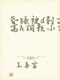 昏睡被d到高潮高h调教小说封面