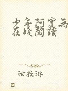 少年阿宾无删减在线阅读封面