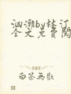 汹潮by林汀汀全文免费阅读笔趣阁