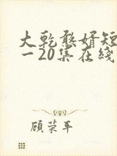 大乾憨婿短剧1一20集在线看