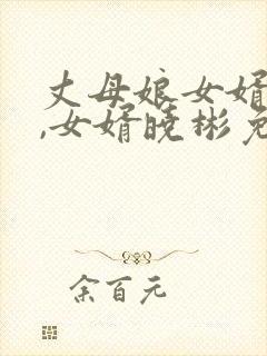 丈母娘女婿小说,女婿晓彬免费阅读