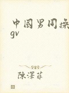中国男同操亚洲gv