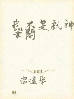 我不是戏神新趣笔阁封面