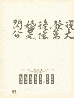 闪婚后,发现老公是亿万大佬 txt
