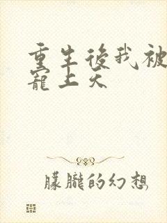 重生后我被总裁宠上天