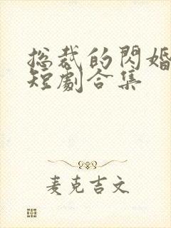总裁的闪婚甜妻短剧合集封面