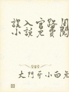 误入官路周胜利小说免费阅读全文封面