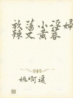 放荡小淫妇h肉辣文黄蓉