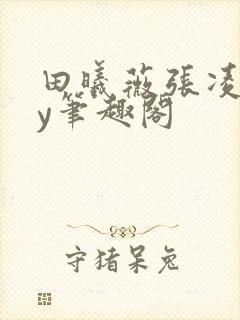 田曦薇张凌赫by笔趣阁