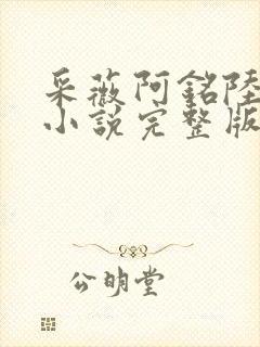 采薇阿铭陆三平小说完整版