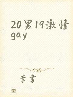 20男19激情gay封面