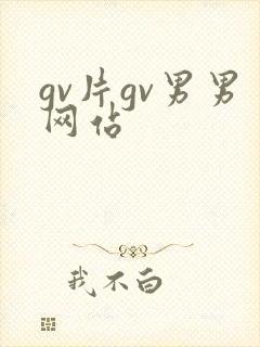 gv片gv男男网站封面