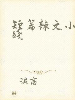 短篇辣文小说在线
