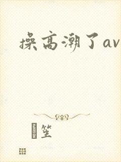 操高潮了av