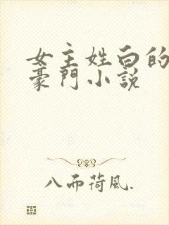 女主姓白的现代豪门小说