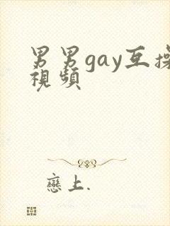 男男gay互操视频