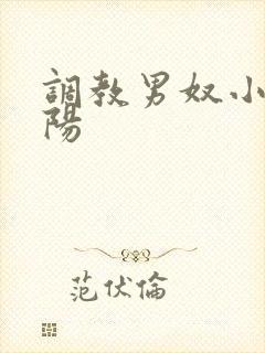调教男奴小说虐阳