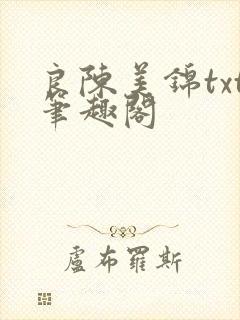 良陈美锦txt笔趣阁