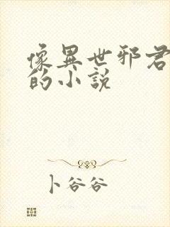 像异世邪君一样的小说