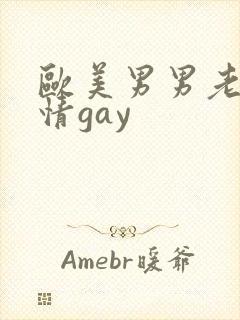 欧美男男老头激情gay封面