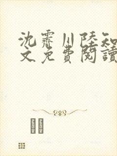 沈霁川陆知意全文免费阅读