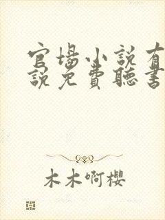 官场小说有声小说免费听书