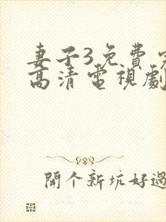 妻子3免费完整高清电视剧看