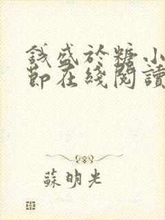 钱盛于糖小说章节在线阅读