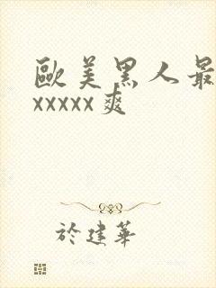 欧美黑人最猛性xxxxx爽