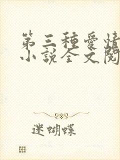 第三种爱情原著小说全文阅读