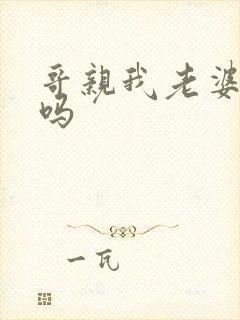 哥亲我老婆很爽吗