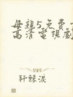 母亲5免费完整高清电视剧