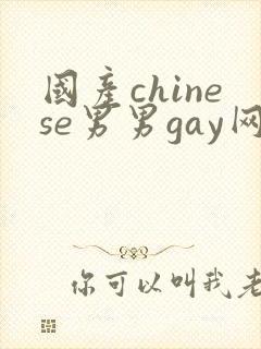 国产chinese男男gay网址