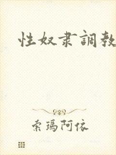 性奴隶调教文