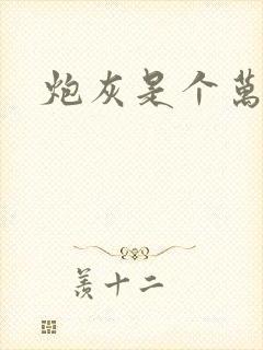 炮灰是个万人迷封面