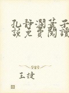 孔静澜萧子韶小说免费阅读最新章节封面