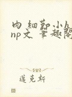肉 细节小h np文 笔趣阁