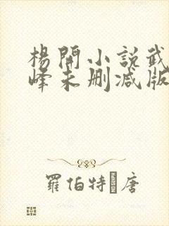 杨开小说武炼巅峰未删减版