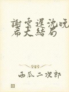 谢云迟沈晚梨叶希大结局