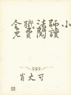 全职法师小说的免费阅读