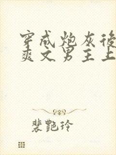 穿成炮灰后我被爽文男主上了