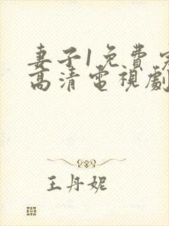 妻子1免费完整高清电视剧在线封面