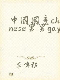 中国国产chinese男男gay gay网站