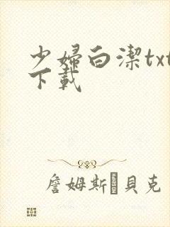 少妇白洁txt下载封面